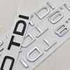 2026 3D ABS Car Letters Logo 1.9 TDI 2.0 TDI 2.8 TDI Badge Rear Trunk Sticker Decals For Audi A3 A4 A5 A6 Q2 Q3 Q5 Auto Accessories