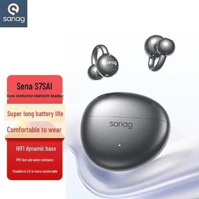 SANAG S7S Ultra AI Bone Conduction Ear Clip Headphones
