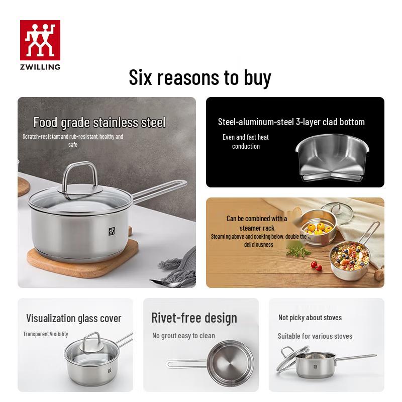 Zwilling Nova Plus 16cm Single Handle Stew Pot