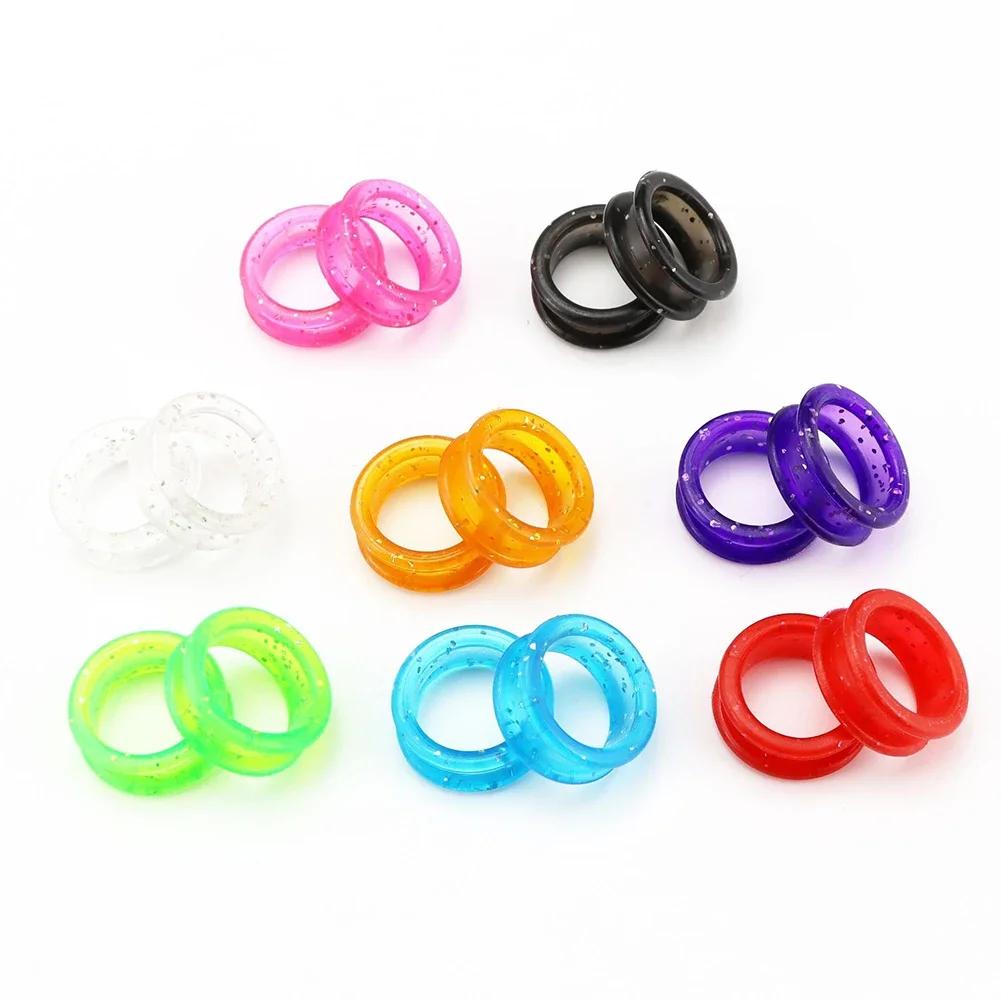5 Stück Fingerringe Haustierschere Silikon-Fingerringe Friseurschere Silikon-Fingerring Haustierschere Bunter Fingerring