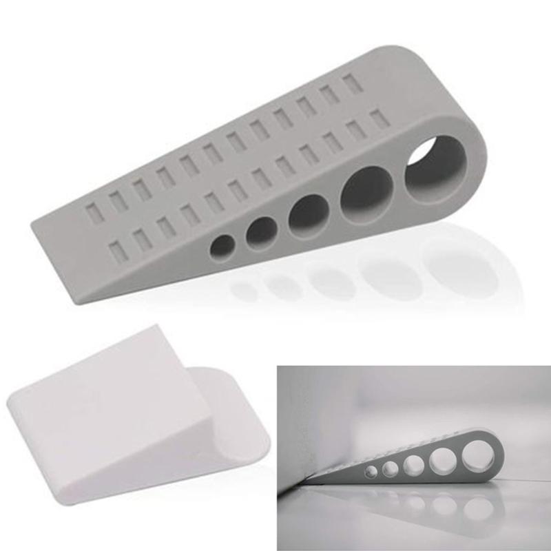 3Pcs Nonslip Door Stop Silicone Door Wedge Anticollision Door Stoppers Door Rear Retainers Block Wedge Doorstops