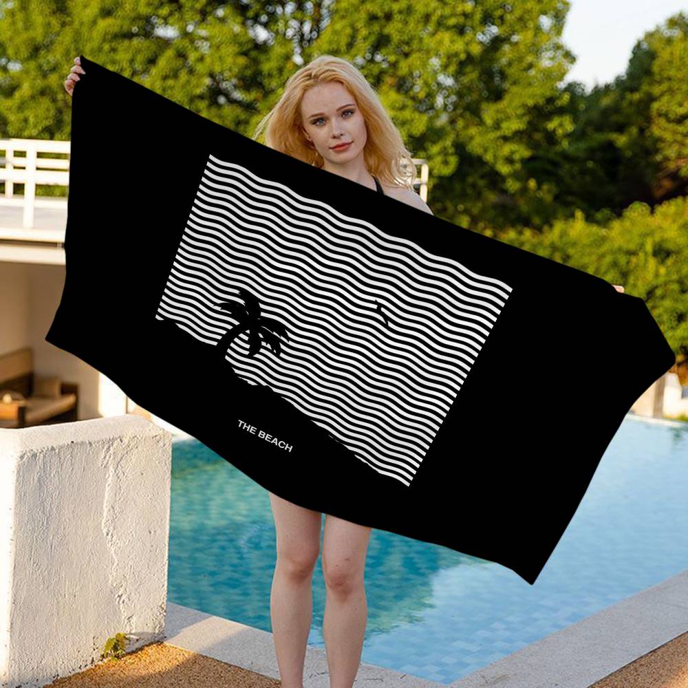 Alternative Rock N-Neighbourhood Beach Towel Colorful Bath Towels for Microfiber Quick Dry Custom Sand Beach Yoga Spa Gym Pool