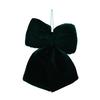 Christmas Ornament Multi-Size Design Velvet Fabric Bow Handmade 3D Shape Christmas Bowknot Decoration