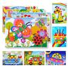 5/10/20pcs EVA Foam Decorative Painting Cute Cartoon Animal 3D Puzzle Stickers Household Wall Desktop DIY Decoration TMZ