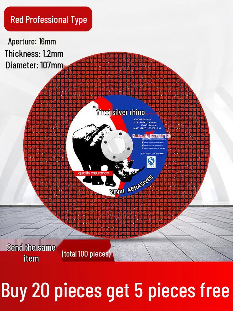 King Iron Angle Grinder Disc: Cutting, Grinding, Polishing for Stainless Steel and Metal, 100mm Saw Blade Collection