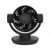 8-Shape Head Shaking Desktop Fan: 100-Speed Adjustable, Silent, Compact Summer Circulation