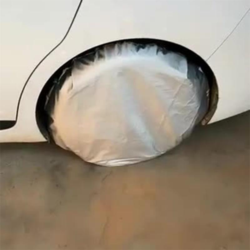 4PCS Silver Wheel Covers Shield Suitable For SUV Truck Campers Vehicles 21-32 Inch Tires Waterproof UV Resistant Design