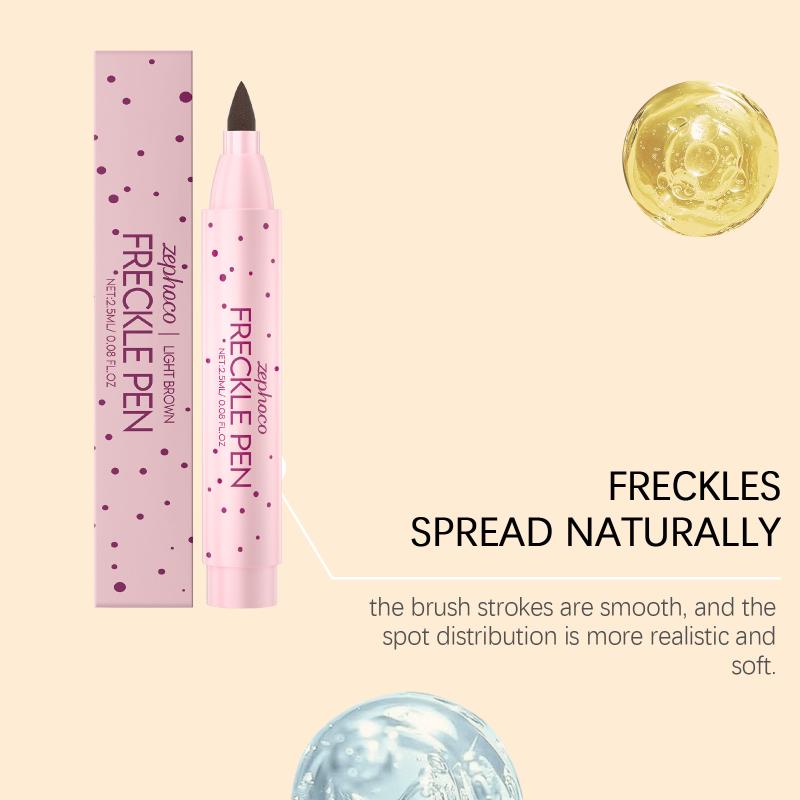 Light Brown Face Fake Freckles Pen Natural Simulation Freckle Pen Color Color Waterproof Easy Color Freckle Dot Pen