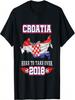 Croatia 2018 Soccer T-Shirt Croatian Flag Shirt Fan Gift