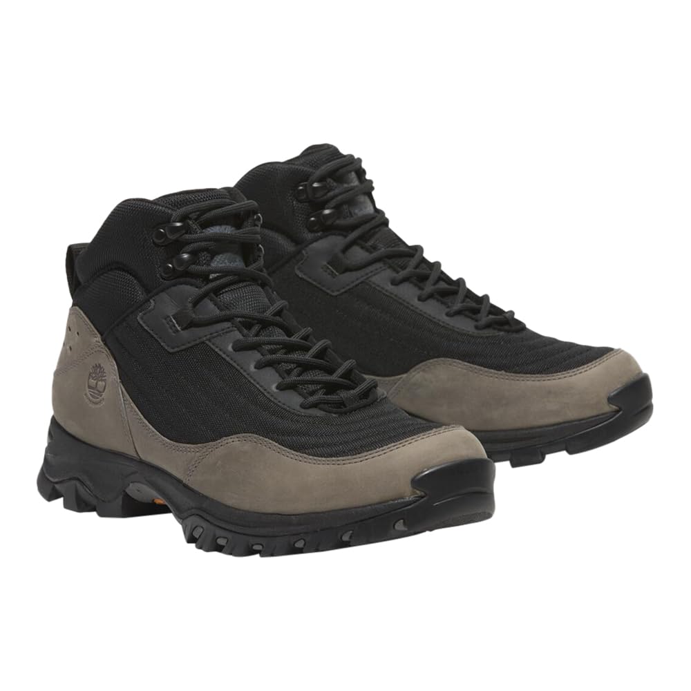 

Водонепроницаемые походные ботинки Timberland Mount Madsen Mid, мужские, черная сетка, серый, размер 10.5/28.5см (TB0A6CH5EJT1)