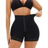 Damen Frontverschluss Hohe Taille Offener Schritt Spitze Saum Bauchkontrolle Po-Anhebung Formende Shorts