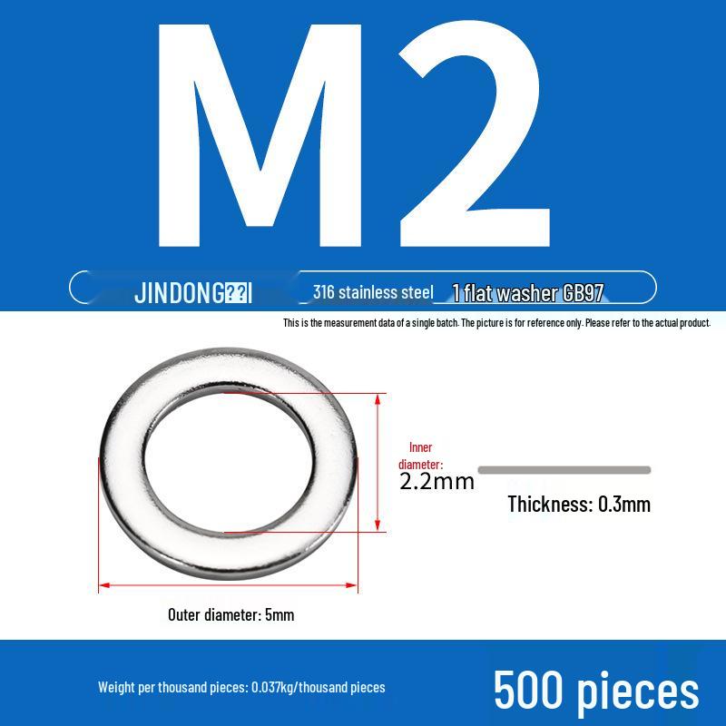 Stainless Steel 304/201/316 Oversized Thick Flat Washer Gasket Screw Washer GB97/GB96