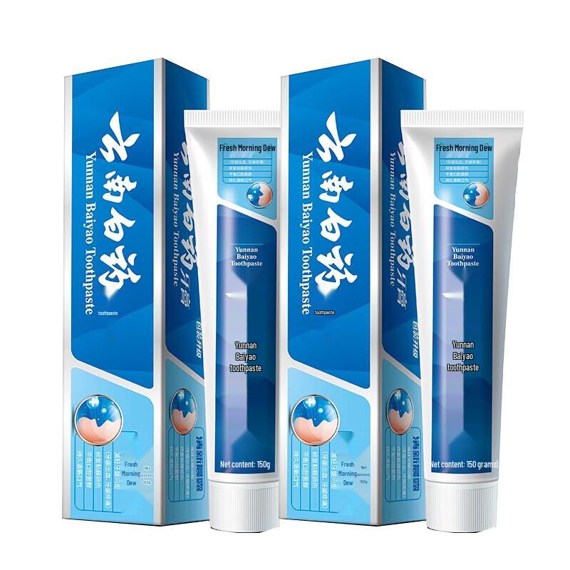 Yunnan Baiyao Fresh Morning Dew Dual-Effect Toothpaste