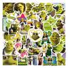 60 Stück Shrek Cartoon Graffiti Aufkleber Abziehbilder Koffer Laptop Computer Gitarre Dekoration DIY Kinder Klassiker Spielzeug