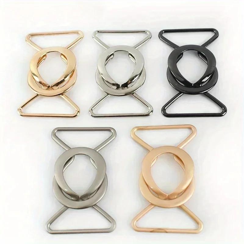 5 st 20-40 mm Metallspännen Damrock Midjespänne för Klänningar Väskor Kläder Bältesspänne DIY Kläder Dekorativa Tillbehör