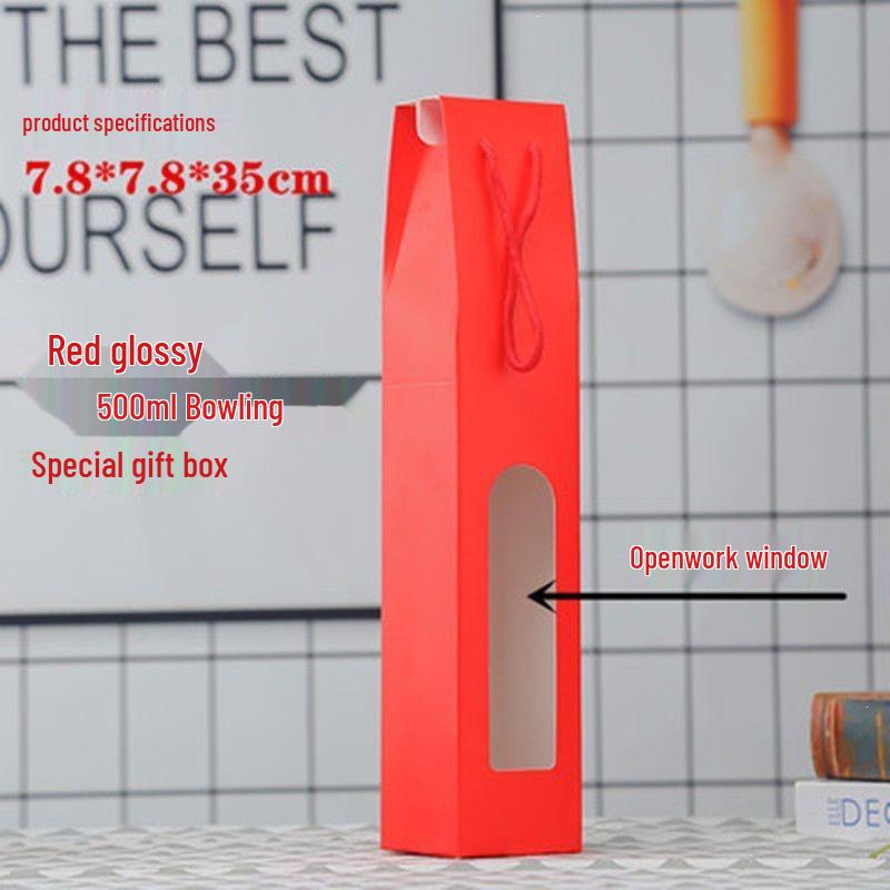 Creative High-End Glass Wine Bottles: 375ml & 500ml for Ice, Red, and Fruit Wines