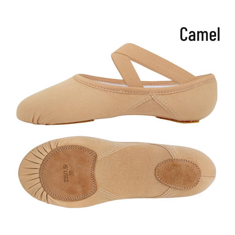 Kids   Adults  Ballet Dance Shoes - Cat Paw Soft Sole for Practice  Exams 38 верблюд
