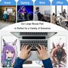 Mousepad Large Anime Tokai Teio Umamusume Computer Gamer Lock Edge Mouse Pad Large PC Gaming Pretty Derby Desk Pad Office Caepet