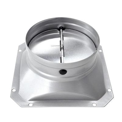 Practical Metal Pipe Air Vent Connector Round 4-10inch Tube Air Ventilation Joint Hose Connector Fresh Air System