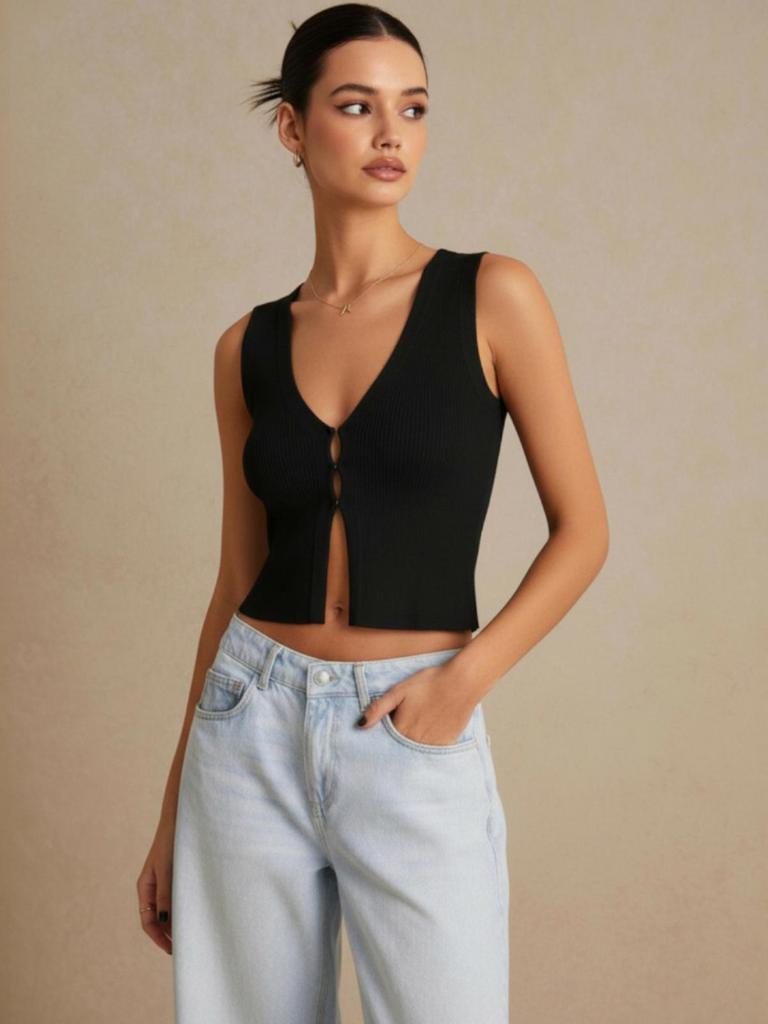 2026 Trendy European & American Spicy Girl Knit Top - Versatile, Fashionable, Summer Arrival