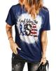 Azura Exchange God Bless the USA Print T-Shirt