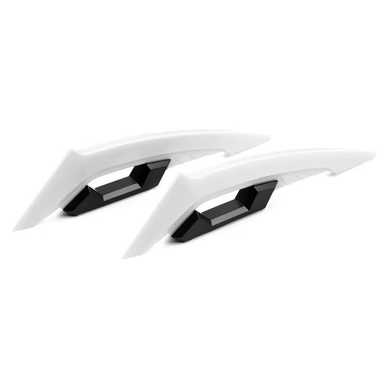 1 Pair Universal Motorcycle Winglet Aerodynamic Spoiler Dynamic Wing Decoration Sticker For Motorcycles E-bikes Scooters Etc
