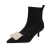 Fashion Aphixta 5cm Thin Heels Ankle Boots Elegant Woman Modern Boot Pointed Toe Concise Stretch Fashion Women's High Boots