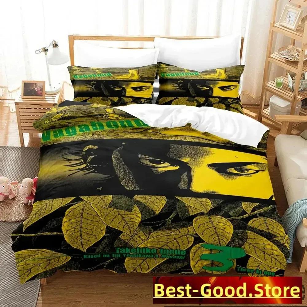 3D Print Vagabond Bedding Set Duvet Cover Bed Set Quilt Cover Pillowcase Comforter King Queen Size Boys Adult Bedding Set