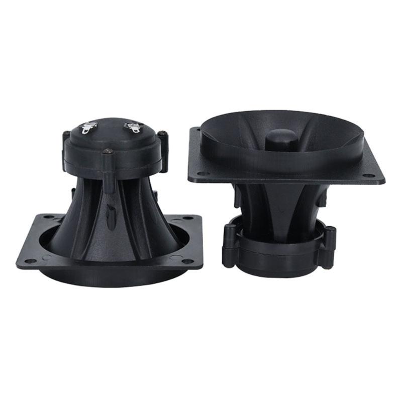 

Highly Power 3Inch Square Horn Tweeter Buzzers 4-8Ohm 75-150W Buzzers Treble For Versatility Use Clear Sound Quality 1