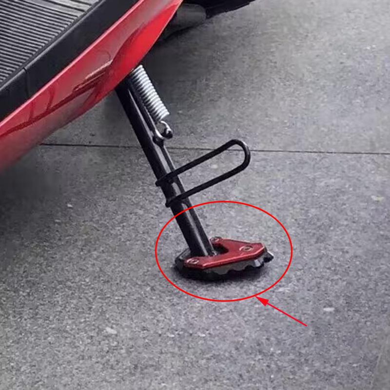 Seitenständer-Pad Zubehör für Motorräder Anti-Rutsch-Halterung Ständer Seitenstütze Zubehör für Garage Gras Fahrräder Parken