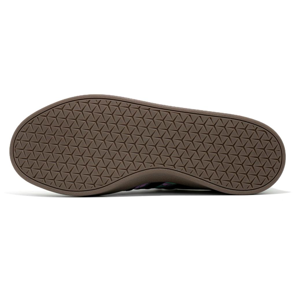 Adidas VL COURT 2.0 Cushioning, Wear Resistant Low top Skateboard Shoes Unisex Green Purple JI0497(Team628-)