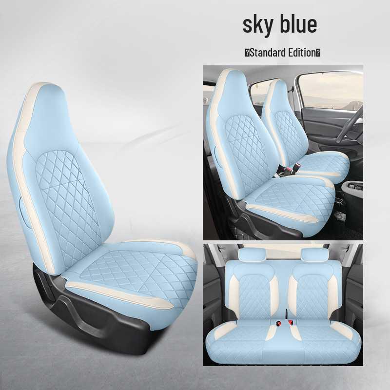 2025 Leapmotor T03 Model 200 Light Edition Full Surround Leather Cartoon Seat Covers Leapmotor T03 Exclusive 4-Seat Full Surround