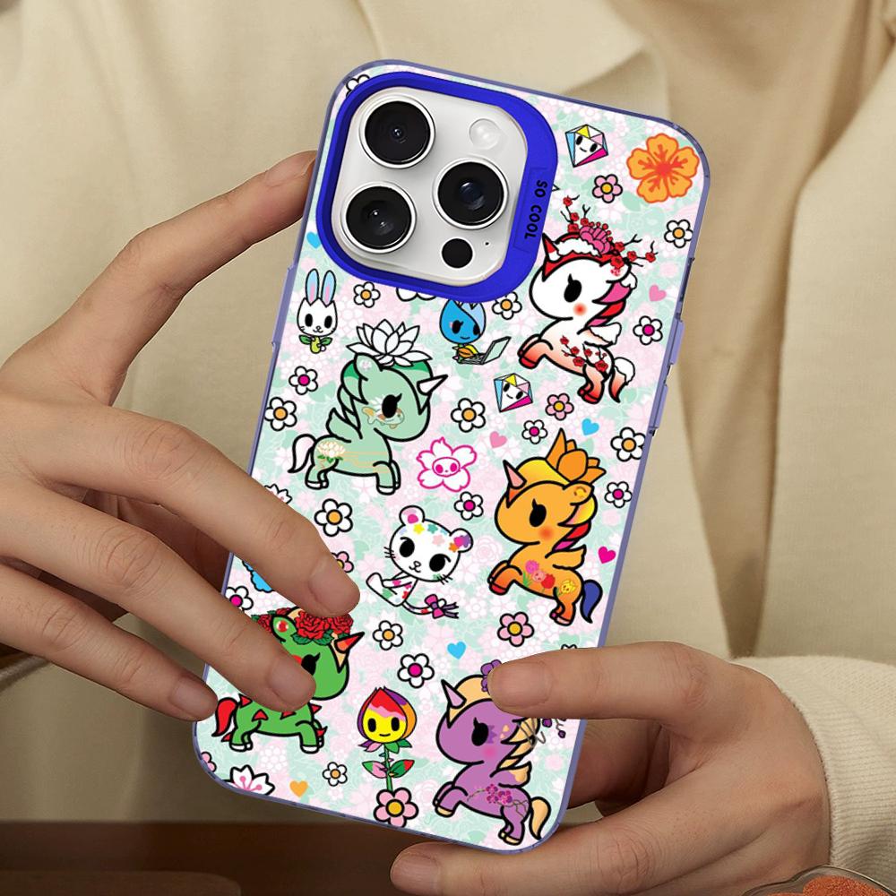 Japan Tokidokis Phone Case For IPhone 16 15 14 13 12 11 Pro Max X XR XSMAX 8 7 Plus Matte Shockproof Back Cover