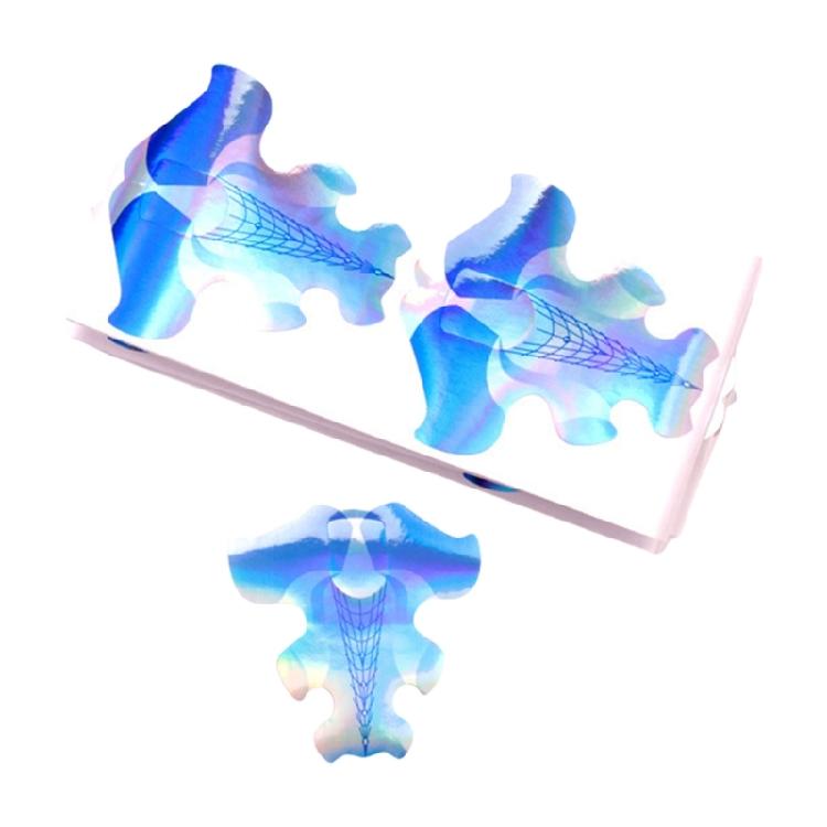 100 Pieces Nail Sculpting Forms With Strong Adhesive Nail Extension Accessory For Seamless Application At Home Or Salon