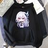 Sudadera con capucha Skirk de Genshin Impact Moda Estética Sudaderas de Videojuegos Unisex Otoño Invierno Sudaderas de Anime