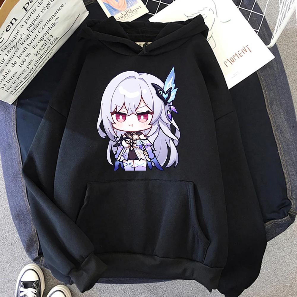 Sudadera con capucha Skirk de Genshin Impact Moda Estética Sudaderas de Videojuegos Unisex Otoño Invierno Sudaderas de Anime