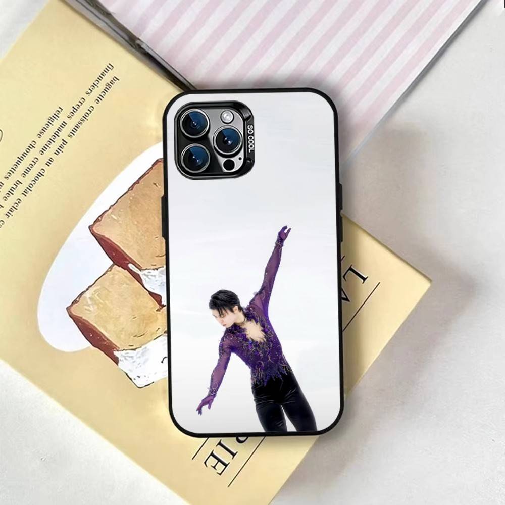 4A Jump H-Hanyu Y-Yuzuru Phone Case For iPhone 17,16,15,14,13,12,11 Plus,Pro Max,XS,Colorful Silver Phone case Funda Cover