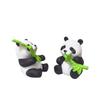 Bamboo Panda Cartoon PVC Ornament for Desk or Car - National Treasure Toy