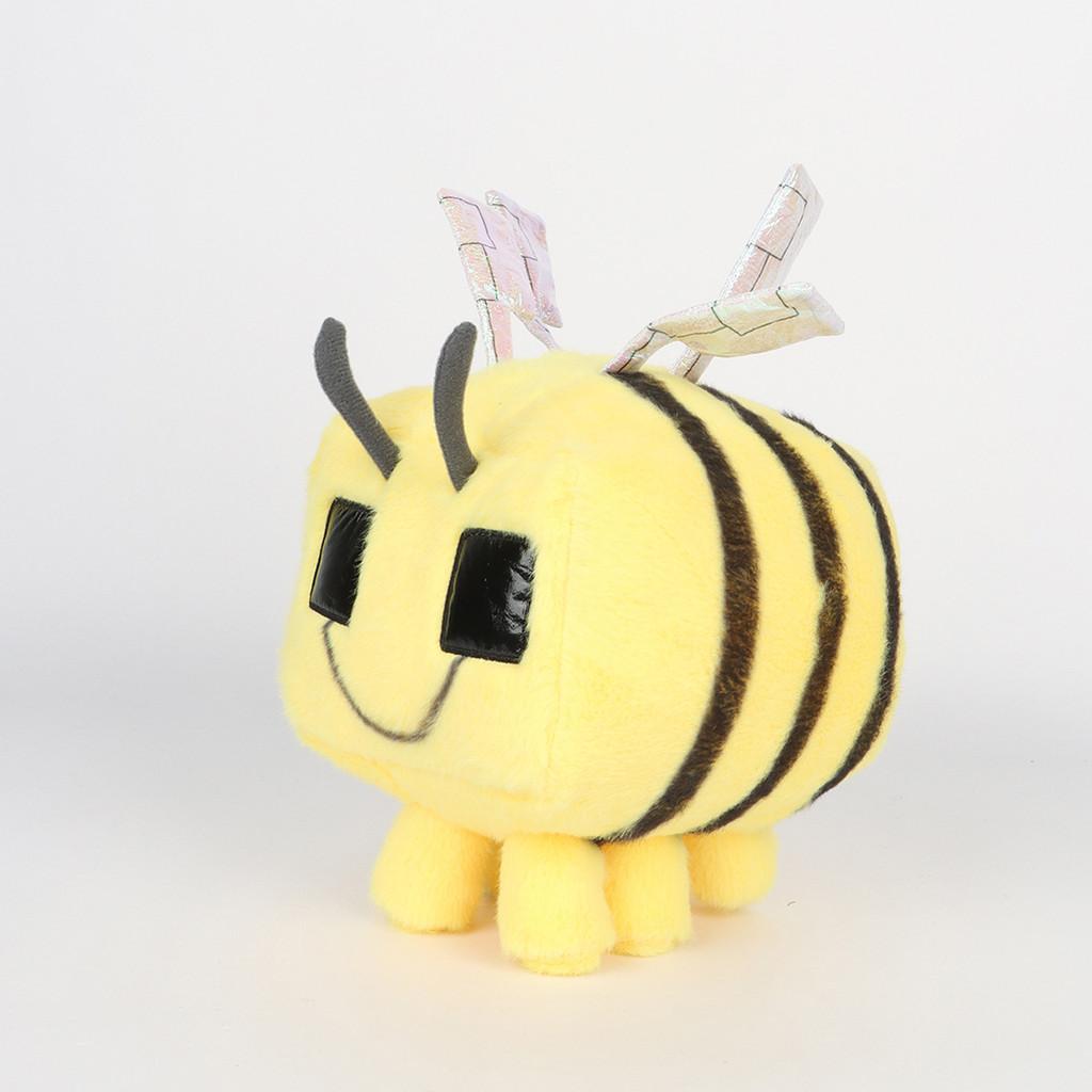 Bee Plush Minecraft Toys Animal Realistic Look Children Room Decor Gift Doll
