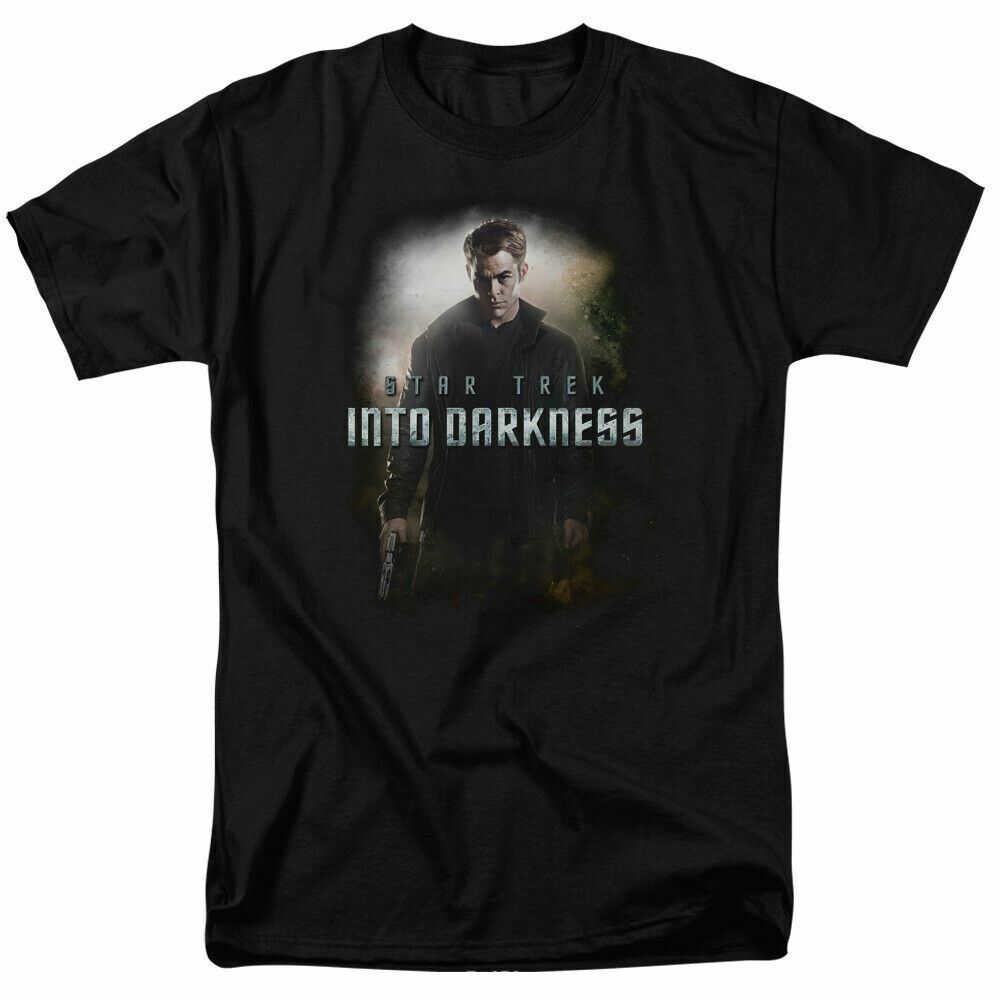 26 Star Trek Darkness Kirk T Shirt Licensed Sci-Fi Movie Classic Tee New Black Unisex T-Shirt M