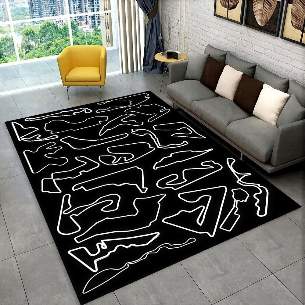 27 Style Sports City Event Map Racing Track Carpet Rug for Home Living Room Bedroom Sofa Doormat Decor,kids Non-slip Floor Mat