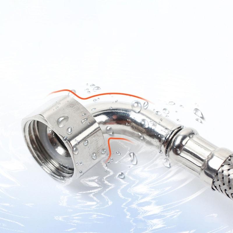 Heavy Dutys Elbow Flexible Pipe 304 Steel Construction 1/2InchBSP Water Connectors For Domestic Plumbing Elbow Pipe