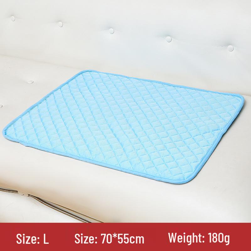 Pet Cooling Ice Silk Mat - Summer Cool Sofa Cushion for Dogs and Cats