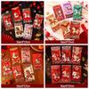 1/6/24pcs Red Envelope Chienses New Year Money Envelopes Gift Bag Hongbao Lucky Money Bag Spring Festival Nouvel An Chinois 2026