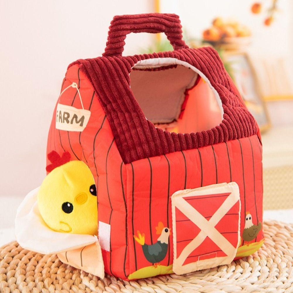 PP Cotton Simulated Baby Plush Animals Toy Animals Cognition Simulated Farm Animal Toy Kids Gifts