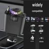 45W Fast Car Charger with Retractable Cable, Dual Port, Aromatherapy Design, Compatible with Apple & Huawei Phones