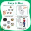 Urinal Training Sticker Color Changing Toilet Sticker Temperature Sensing Potty Training Sticker