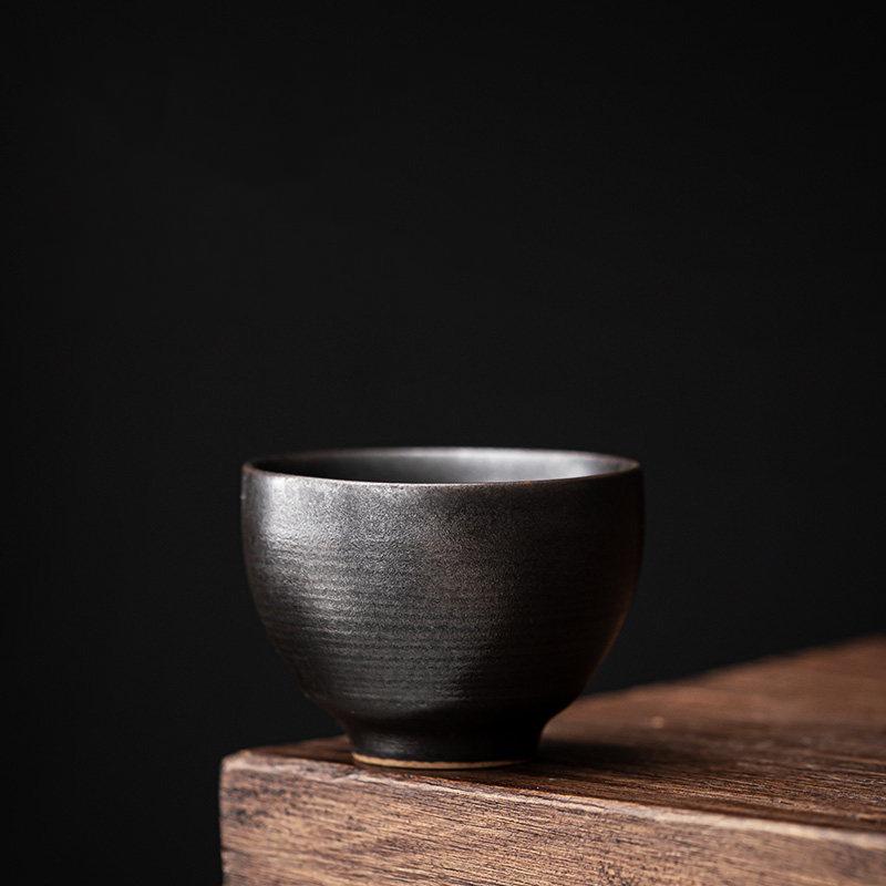 45ml Kung Fu Teegeschirr, Teetasse, kleine Teeschale, Keramik Retro Teetasse, kleine Teeverkostungstasse, Einzelbecher, Meisterbecher
