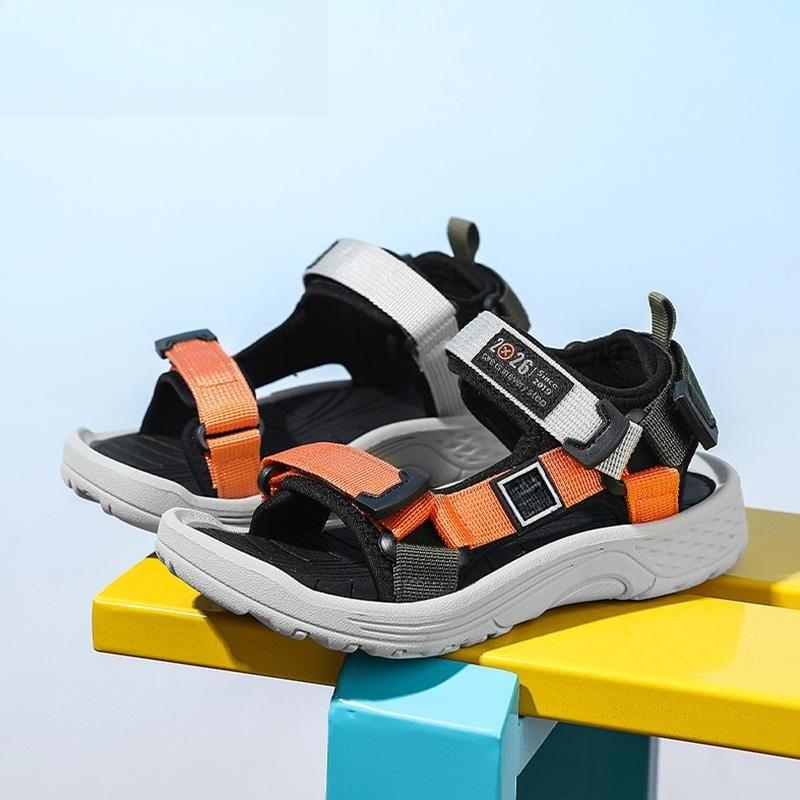 

Breathable Summer Sandals for Kids Non-Slip Outdoor Beach Shoes Lightweight Soft Sole Walking Sandalias for Boys&Girls 30 серый