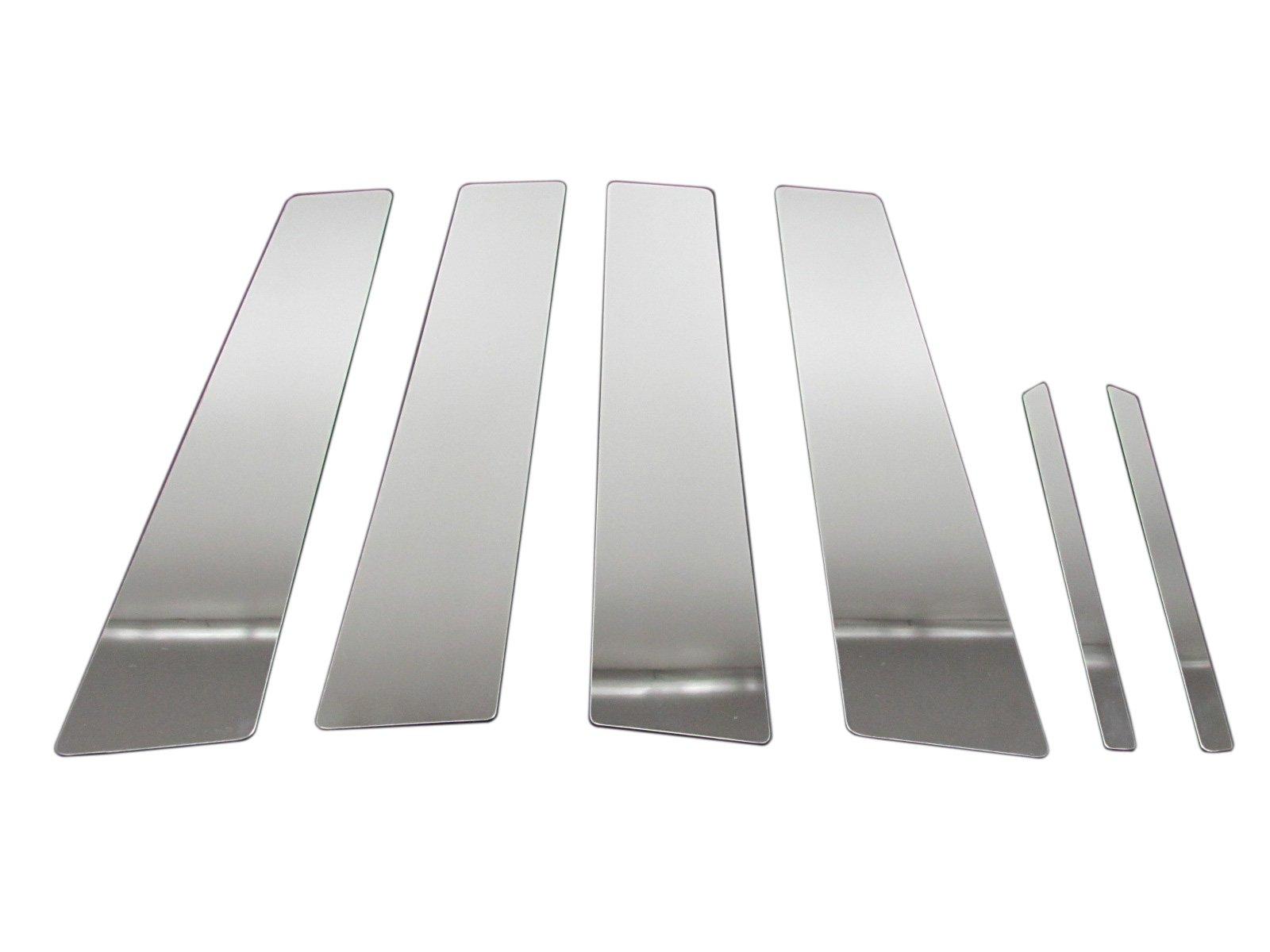 

BRIGHTZ Mark X 130 Series Stainless Steel Pillar Panels with Visor Attachment 1152 Ultra-Mirror (6-Piece Set) [PIL-SIL-344]